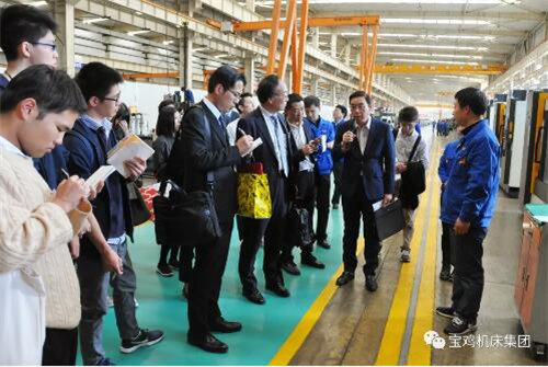 青年风采丨日本青年代表团到访宝鸡机床集团(图2)