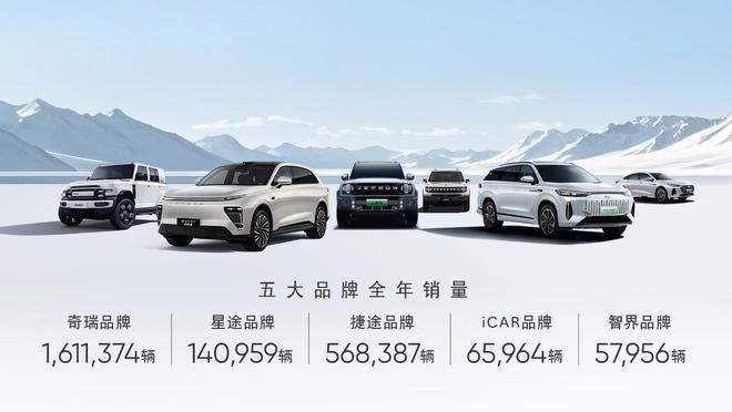 七大国产品牌2024年度销量榜：比亚迪第一奇瑞第二吉利第三？(图3)