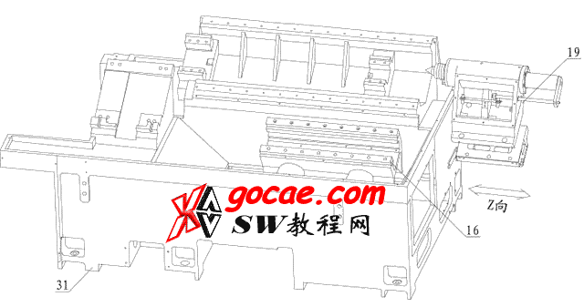 带刀塔的数控车床结构介绍(图8)